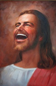 jesus laughing